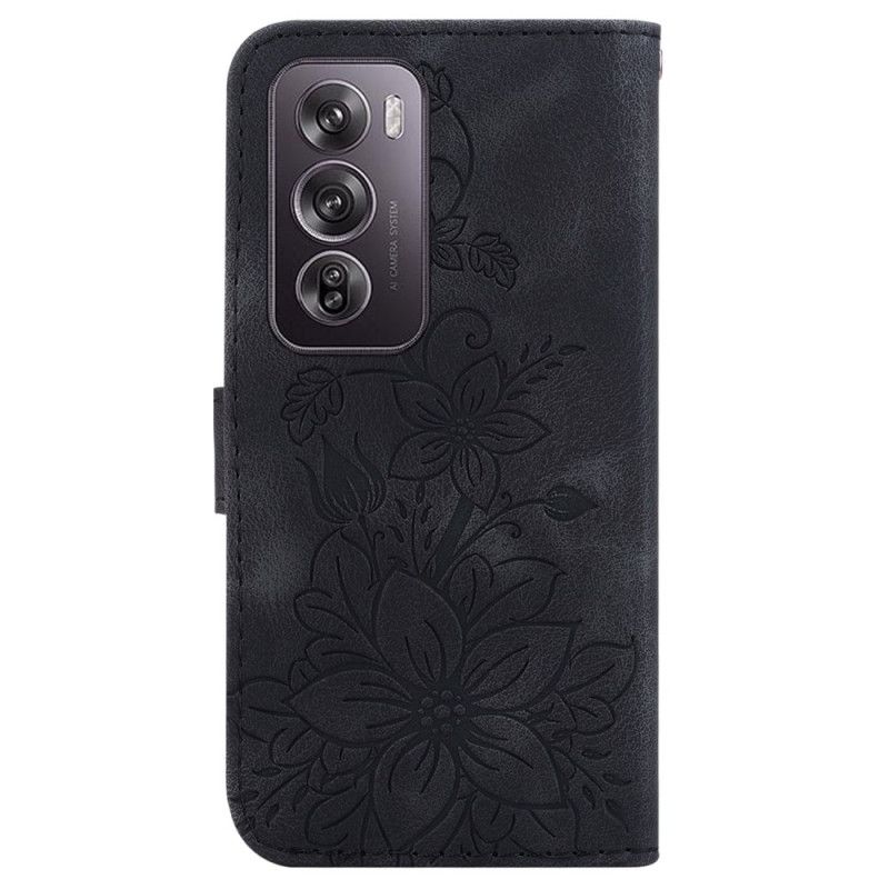 Flip Cover Til Oppo Reno 12 Pro 5g Fleur De Lys