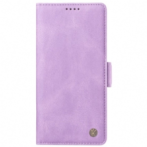 Flip Cover Til Oppo Reno 12 Pro 5g Yikatu Ruskindseffekt