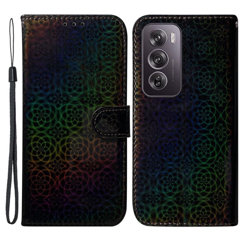 Læder Cover Oppo Reno 12 Pro 5g Telefon Etui Discostil