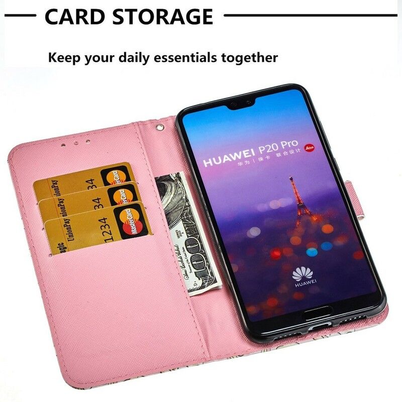 Flip Cover Huawei P20 Pro Forbliv Smuk 3d