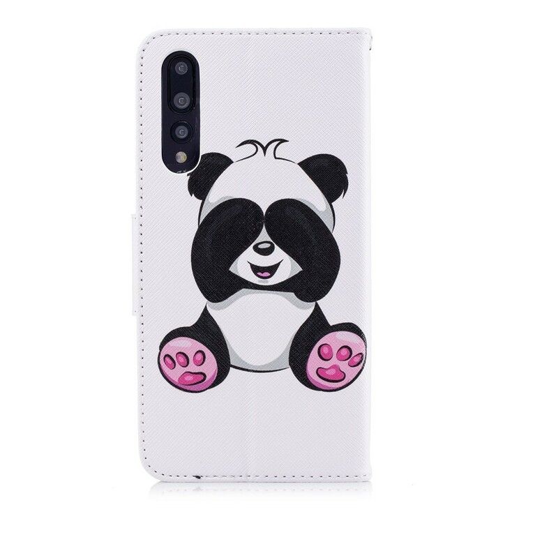 Flip Cover Huawei P20 Pro Panda Sjov