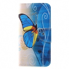 Flip Cover Huawei P20 Pro Sommerfugle