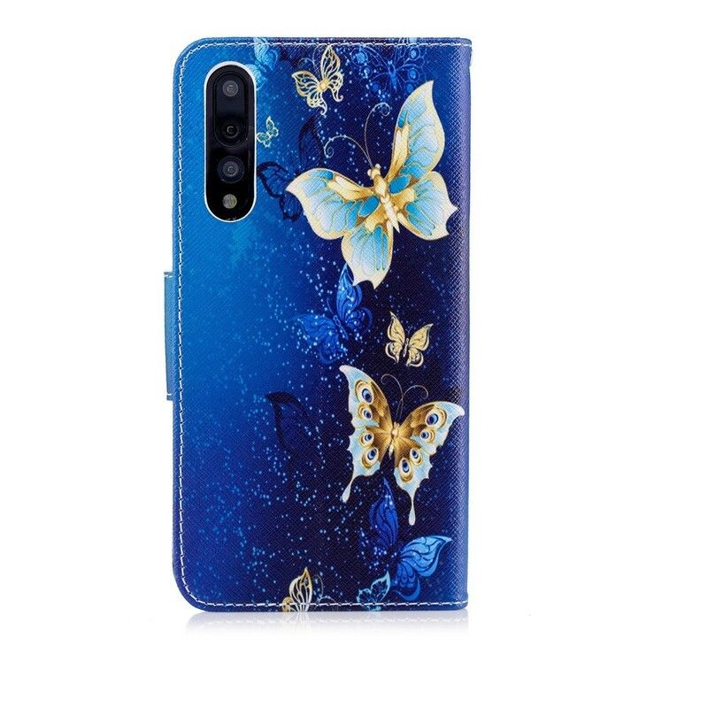 Flip Cover Huawei P20 Pro Sommerfugle Om Natten