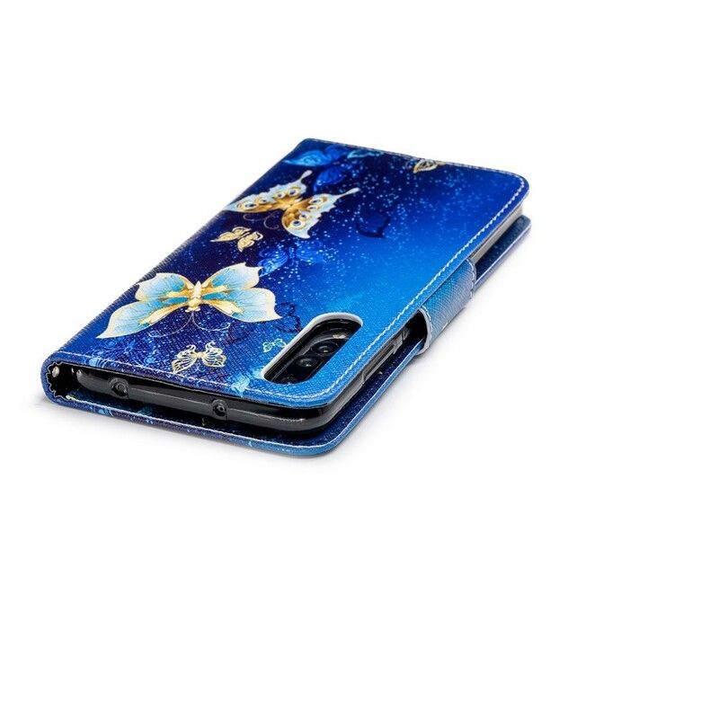 Flip Cover Huawei P20 Pro Sommerfugle Om Natten