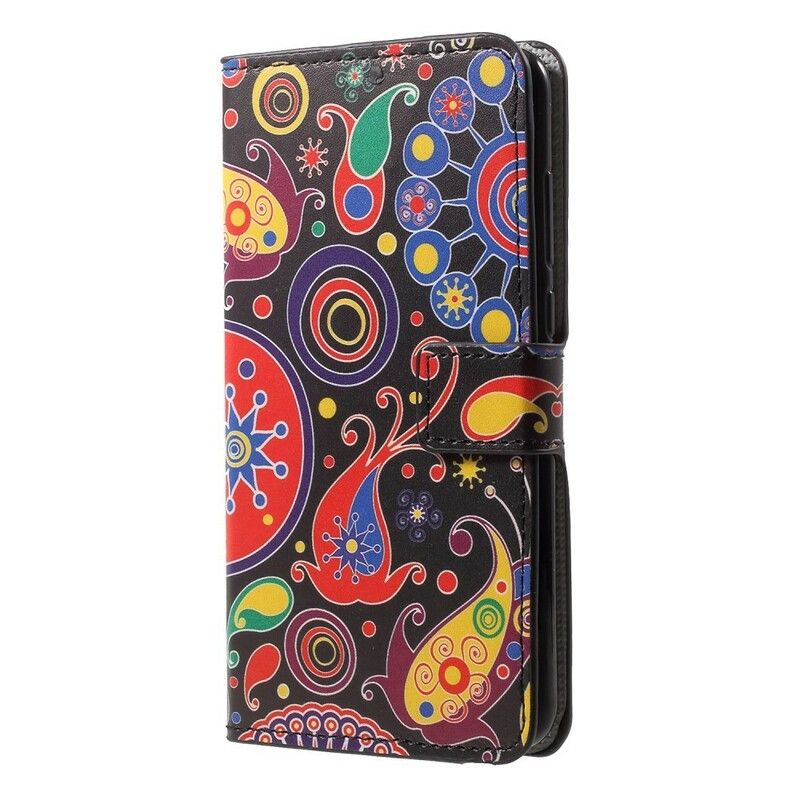 Læder Cover Huawei P20 Pro Galaxy Design