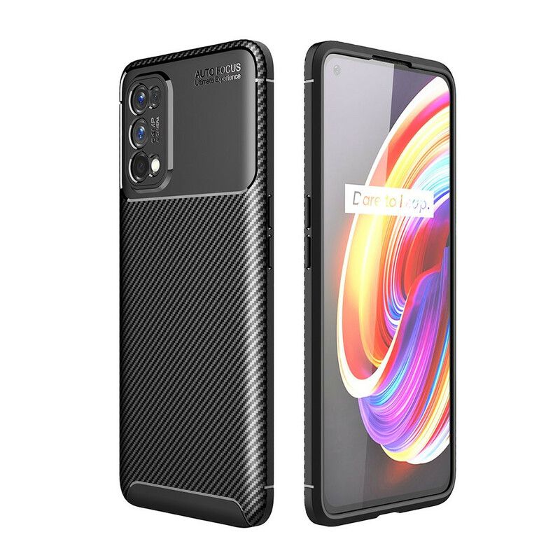 Cover Realme 7 Pro Fleksibel Kulfibertekstur