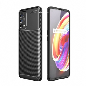 Cover Realme 7 Pro Fleksibel Kulfibertekstur