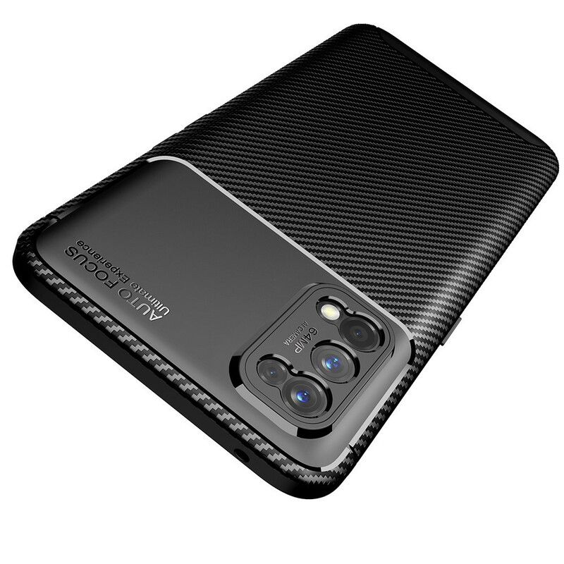 Cover Realme 7 Pro Fleksibel Kulfibertekstur