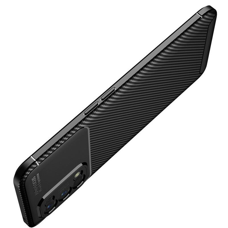 Cover Realme 7 Pro Fleksibel Kulfibertekstur