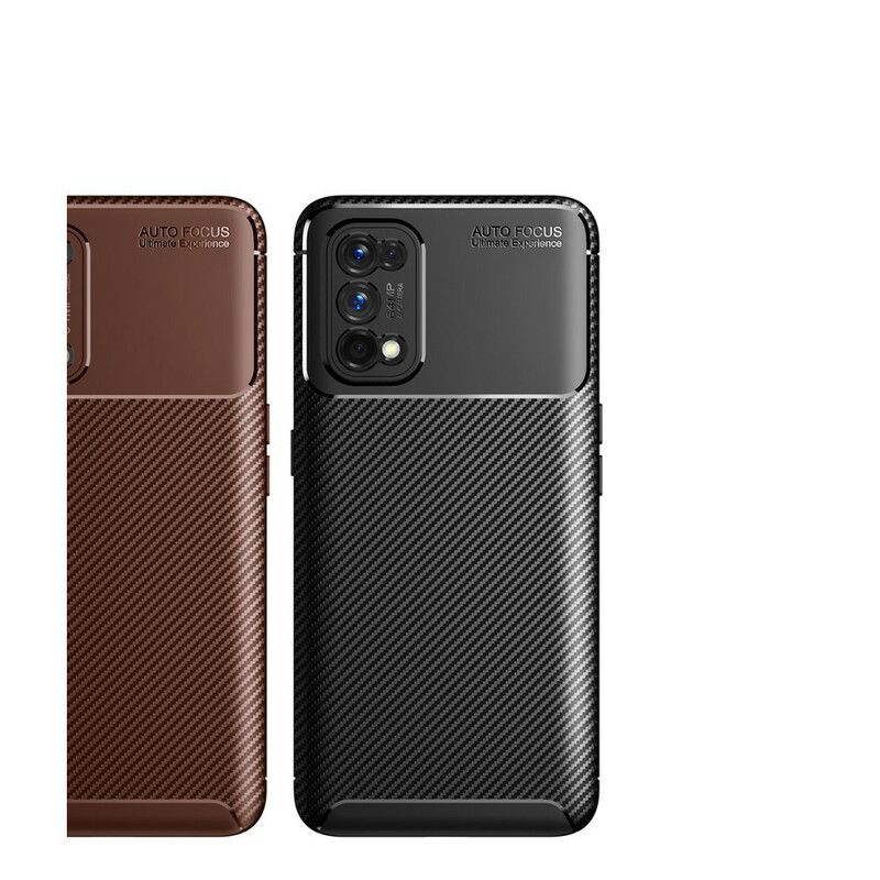 Cover Realme 7 Pro Fleksibel Kulfibertekstur