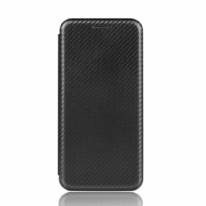 Cover Realme 7 Pro Flip Cover Farvet Carbon Silikone