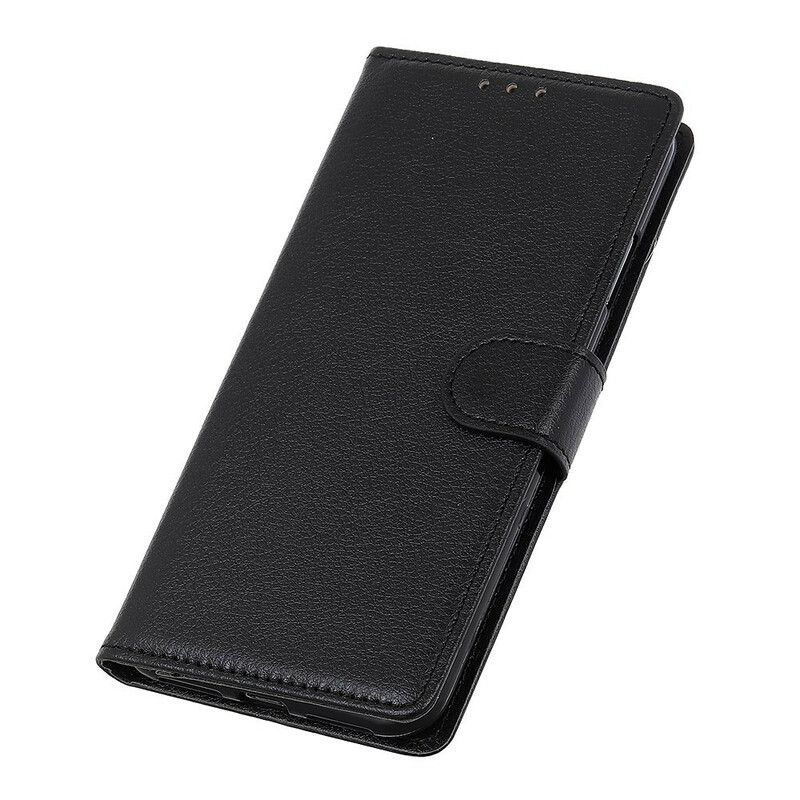 Flip Cover Realme 7 Pro Traditionelt Litchi