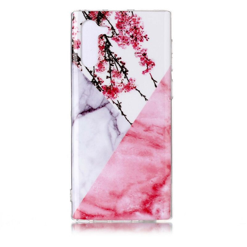 Cover Samsung Galaxy Note 10 Fantastisk Blomstermarmor