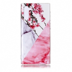 Cover Samsung Galaxy Note 10 Fantastisk Blomstermarmor