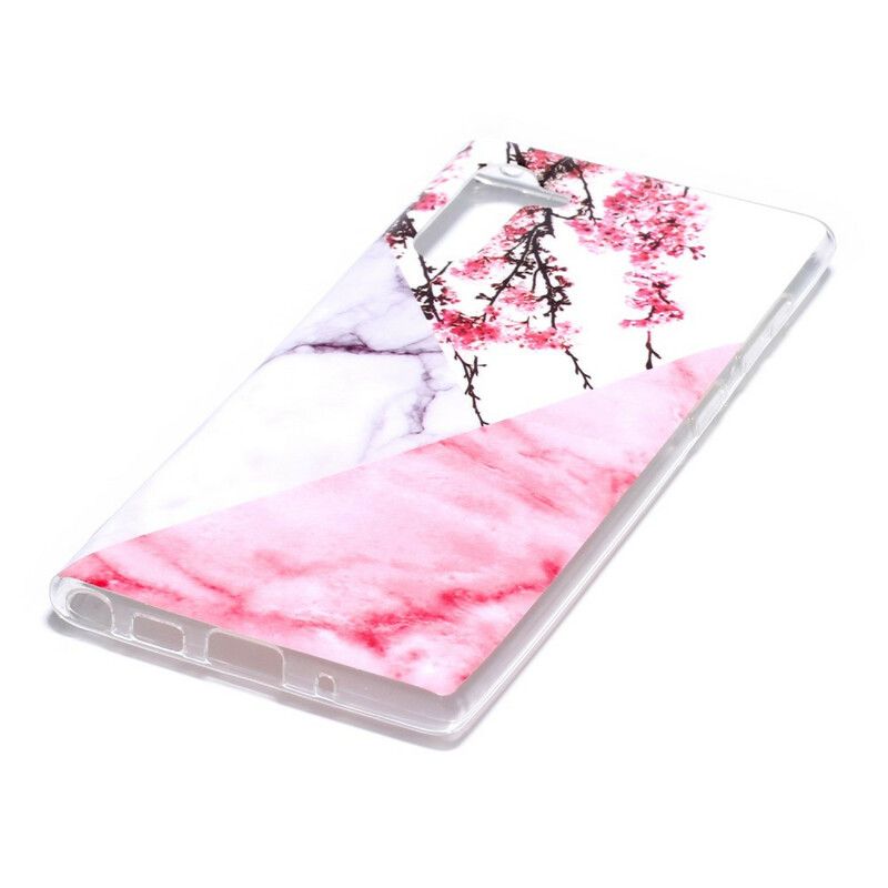 Cover Samsung Galaxy Note 10 Fantastisk Blomstermarmor