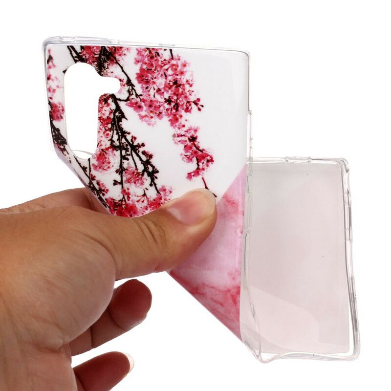 Cover Samsung Galaxy Note 10 Fantastisk Blomstermarmor