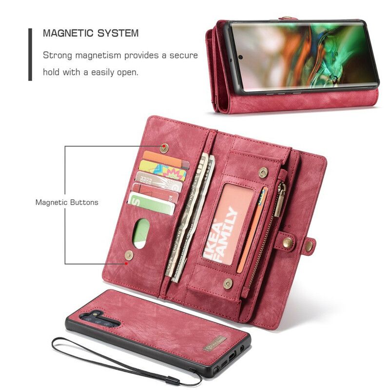 Cover Samsung Galaxy Note 10 Punge Etui Flip Cover Caseme Tegnebog