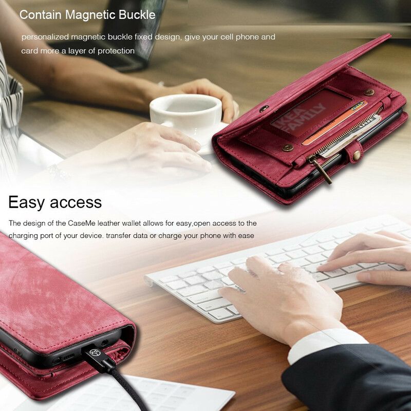 Cover Samsung Galaxy Note 10 Punge Etui Flip Cover Caseme Tegnebog