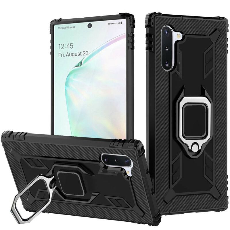 Cover Samsung Galaxy Note 10 Ring Og Kulfiber