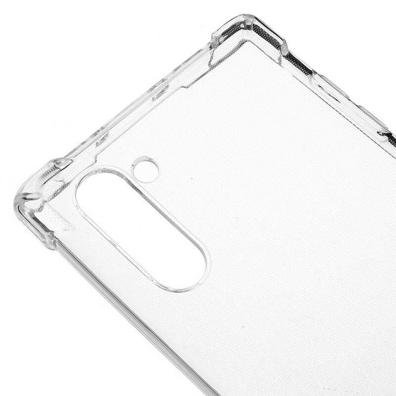 Cover Samsung Galaxy Note 10 Transparente Forstærkede Hjørner