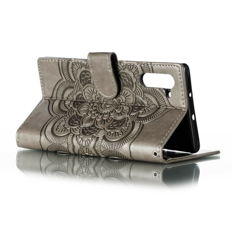 Læder Cover Samsung Galaxy Note 10 Fuld Mandala