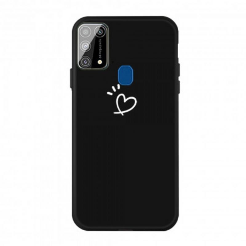 Cover Samsung Galaxy M31 Beating Heart Silikone