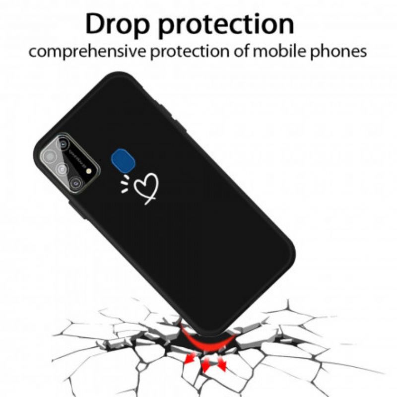 Cover Samsung Galaxy M31 Beating Heart Silikone