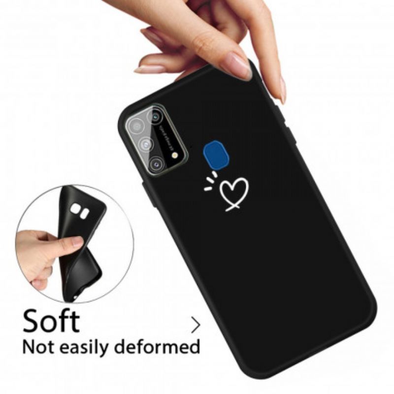 Cover Samsung Galaxy M31 Beating Heart Silikone