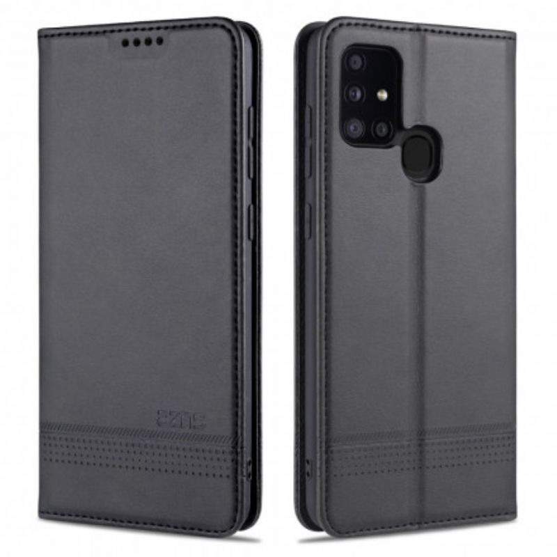 Cover Samsung Galaxy M31 Flip Cover Azns Læderstil