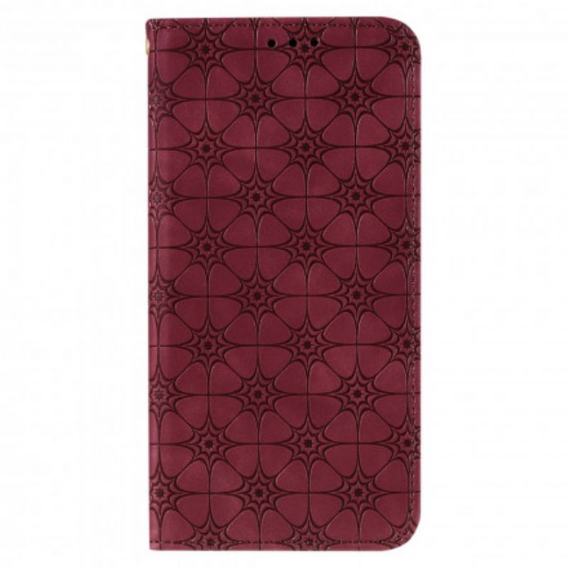 Cover Samsung Galaxy M31 Flip Cover Barokke Blomster