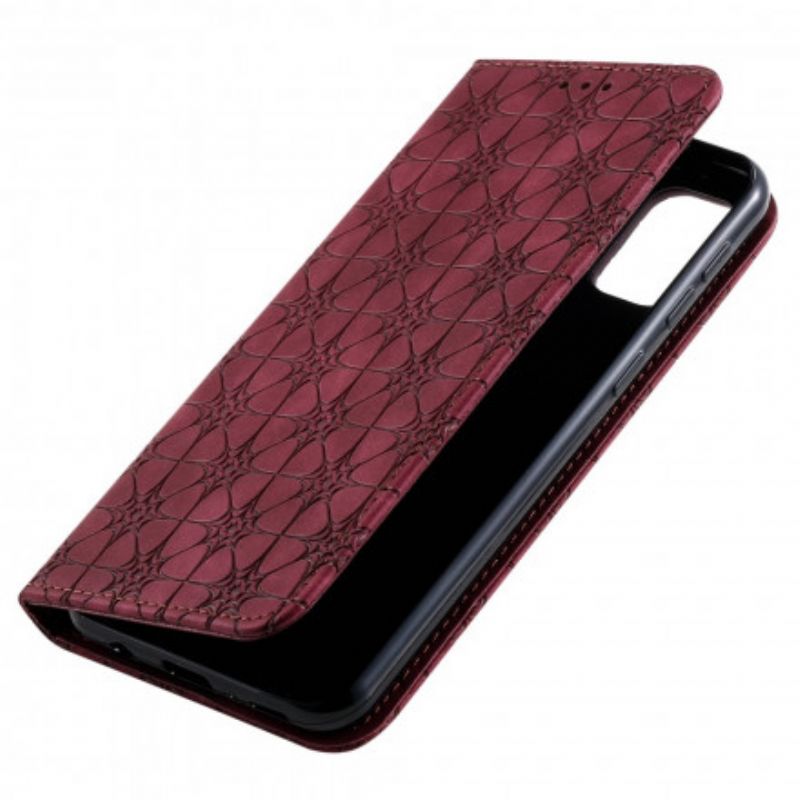 Cover Samsung Galaxy M31 Flip Cover Barokke Blomster