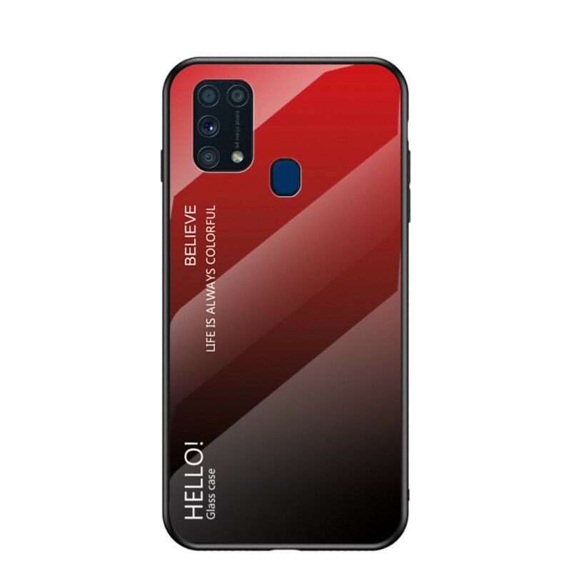 Cover Samsung Galaxy M31 Hej Hærdet Glas