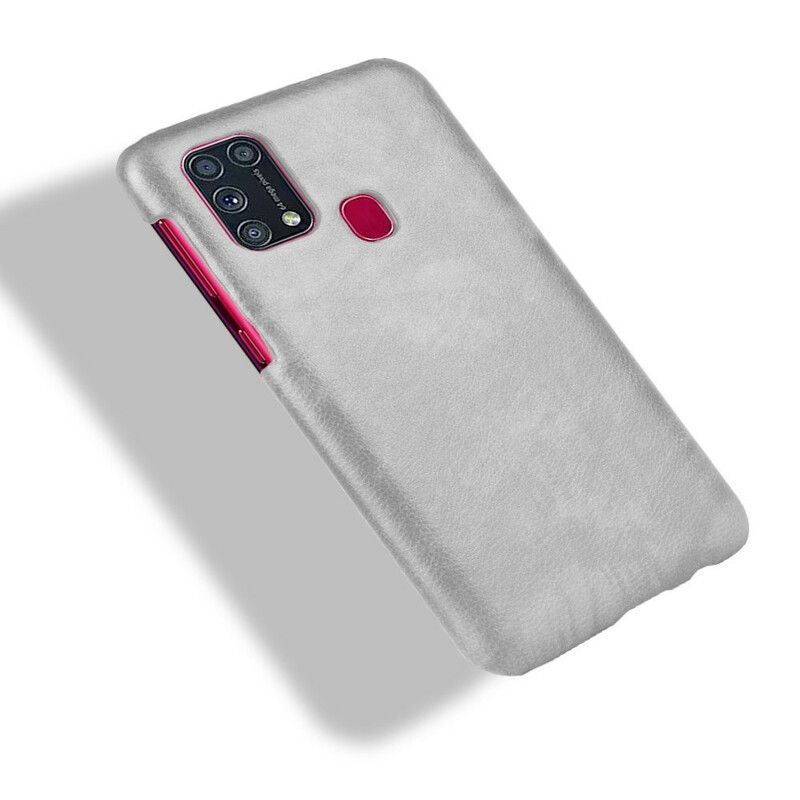 Cover Samsung Galaxy M31 Performance Litchi-lædereffekt