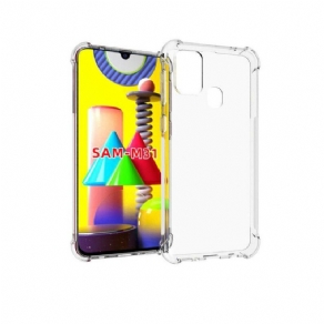 Cover Samsung Galaxy M31 Transparente Forstærkede Hjørner