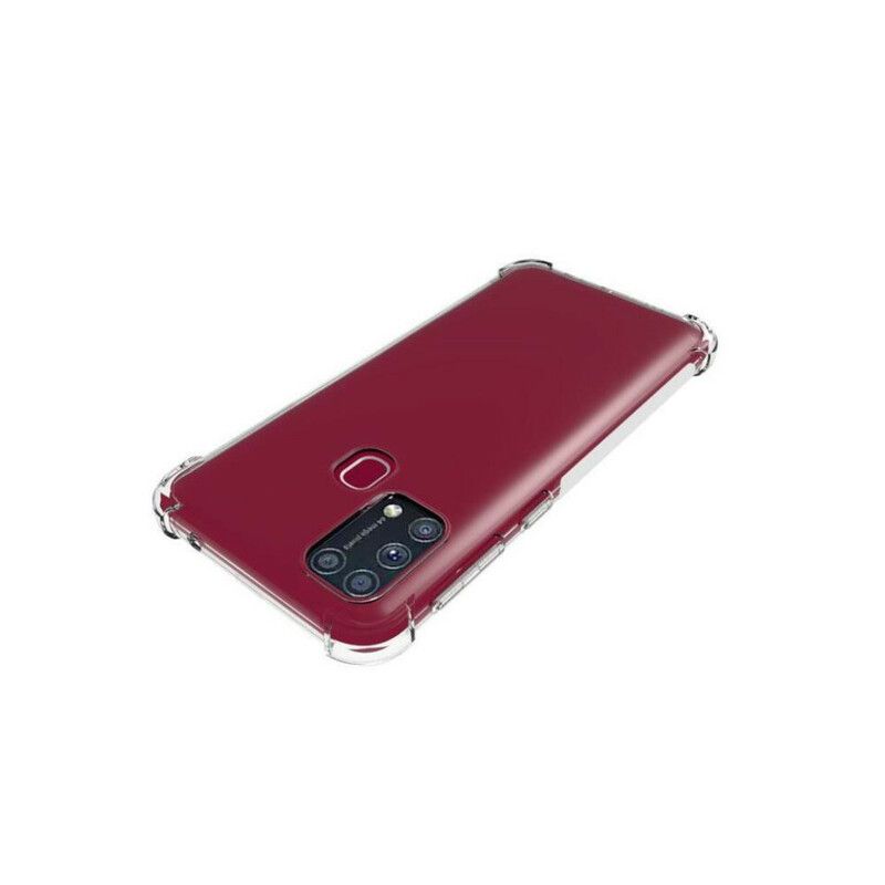 Cover Samsung Galaxy M31 Transparente Forstærkede Hjørner