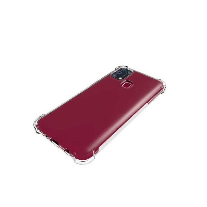 Cover Samsung Galaxy M31 Transparente Forstærkede Hjørner