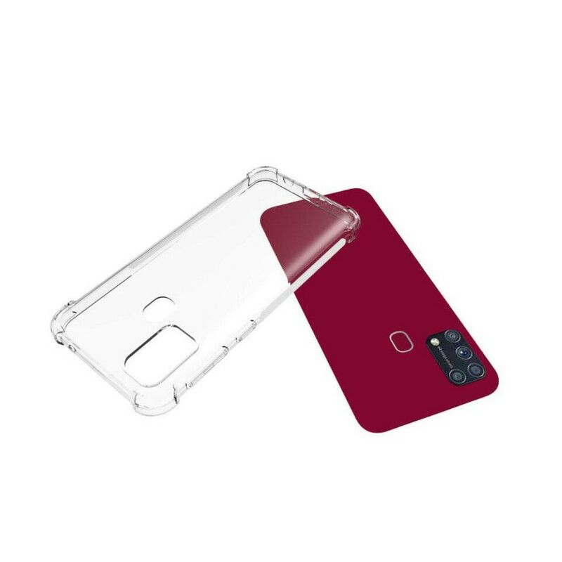 Cover Samsung Galaxy M31 Transparente Forstærkede Hjørner