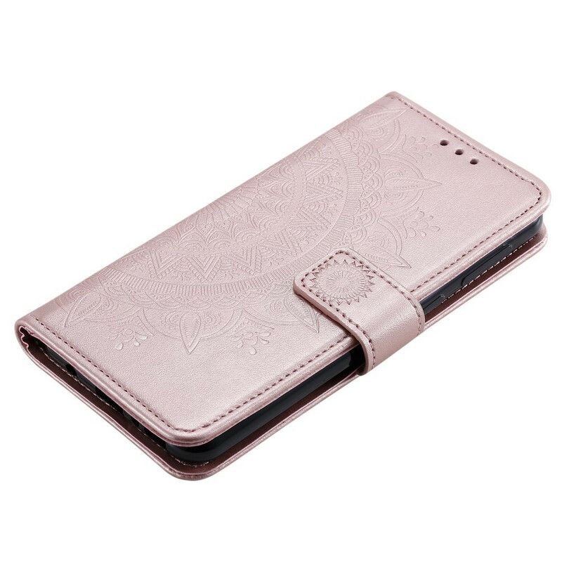 Læder Cover Samsung Galaxy M31 Søn Mandala