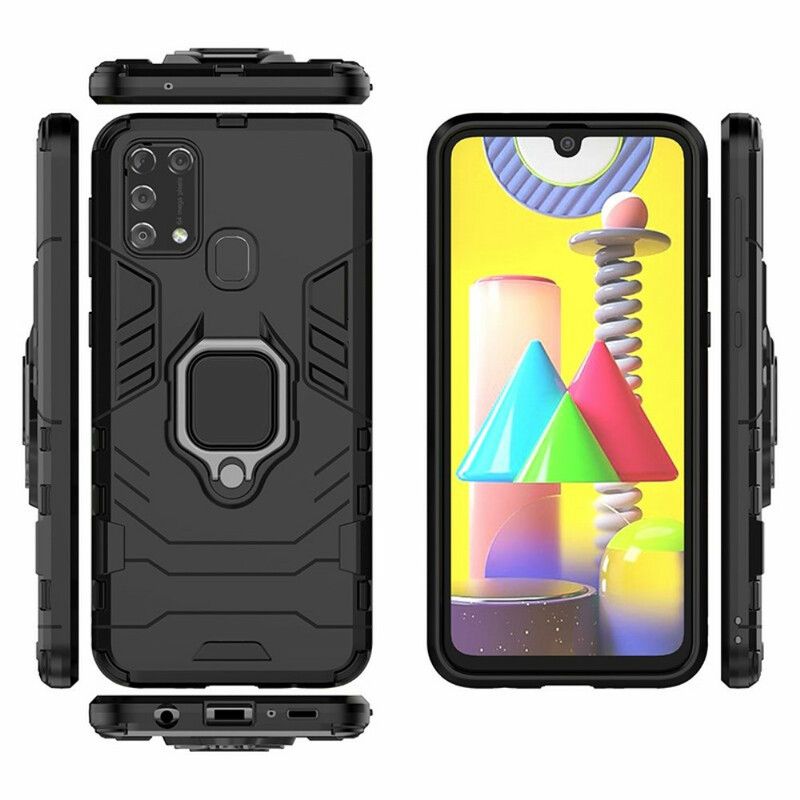 Mobilcover Samsung Galaxy M31 Modstandsdygtig Ring