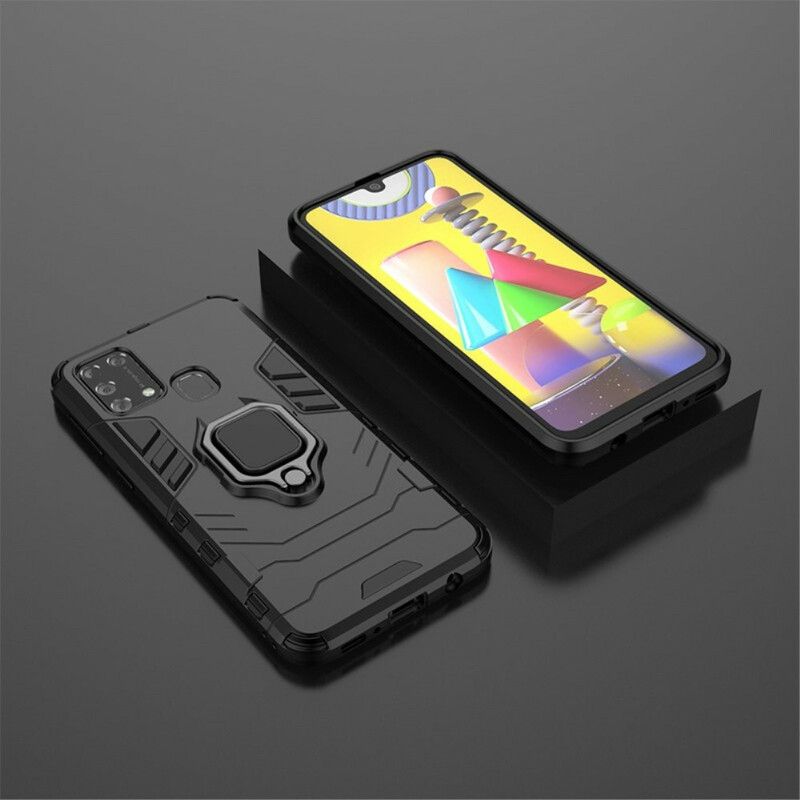 Mobilcover Samsung Galaxy M31 Modstandsdygtig Ring