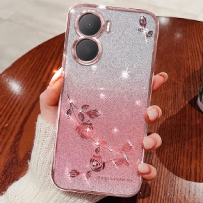 Cover Huawei Nova 12 Se Blomster Og Rhinsten Kadem