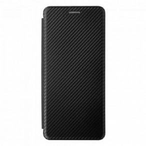 Cover Motorola Edge 20 Flip Cover Farvet Carbon Silikone