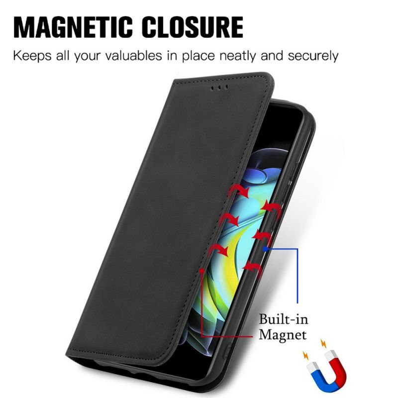 Cover Motorola Edge 20 Flip Cover Skin-touch Design