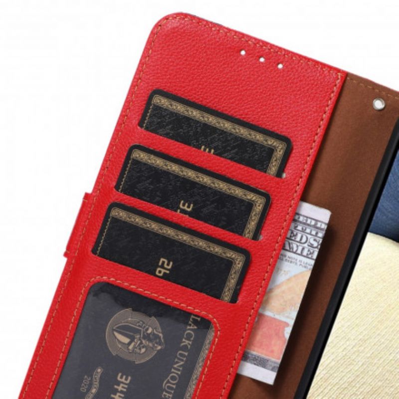 Flip Cover Motorola Edge 20 Liche Style Rfid Khazneh