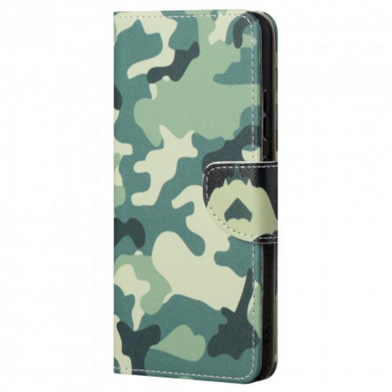 Flip Cover Motorola Edge 20 Militær Camouflage