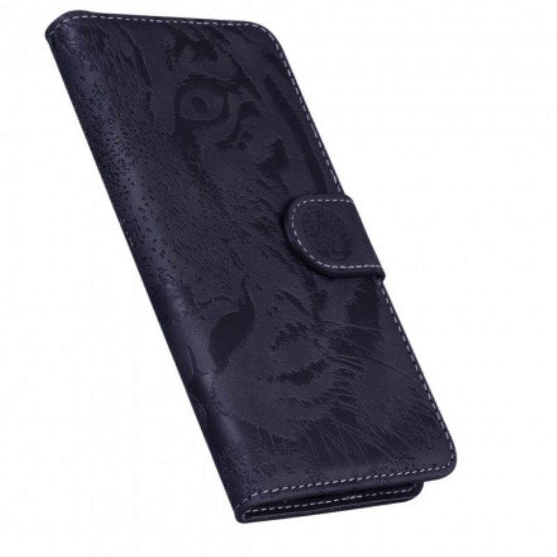 Flip Cover Motorola Edge 20 Tiger Ansigtstryk