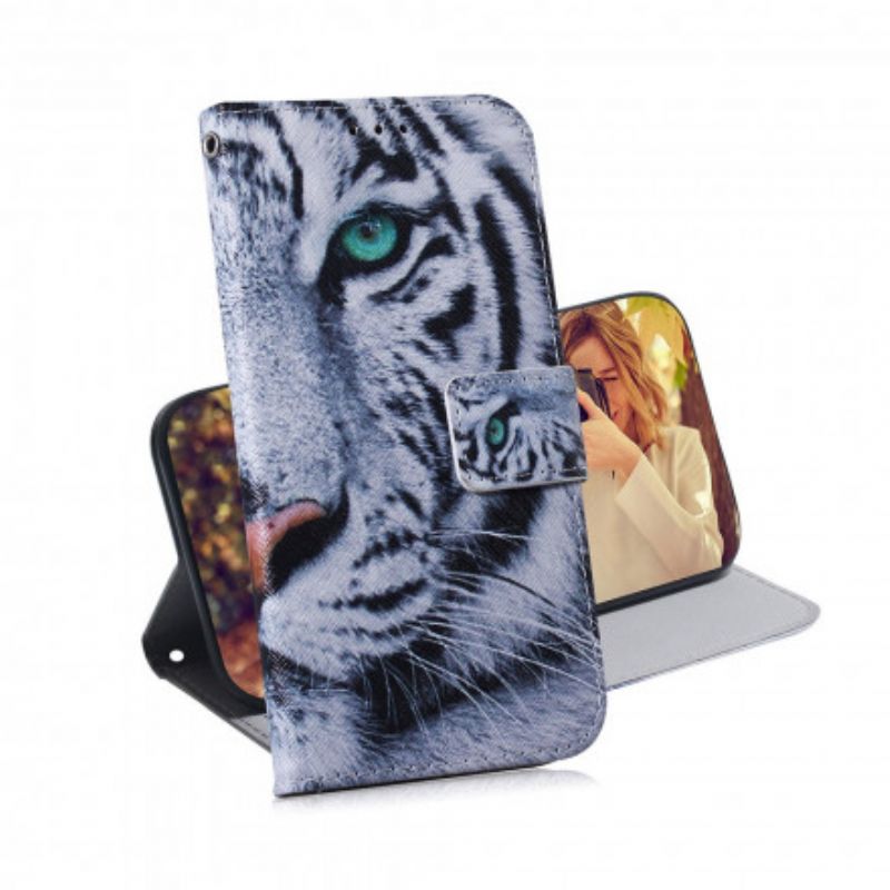 Flip Cover Motorola Edge 20 Tigeransigt