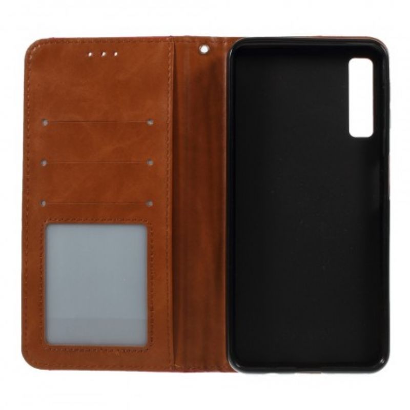 Cover Samsung Galaxy A7 Flip Cover Faux Læder Kortholder