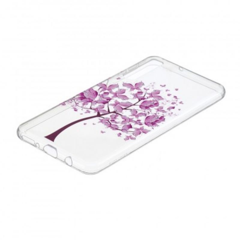 Cover Samsung Galaxy A7 Transparent Sommerfugletræ