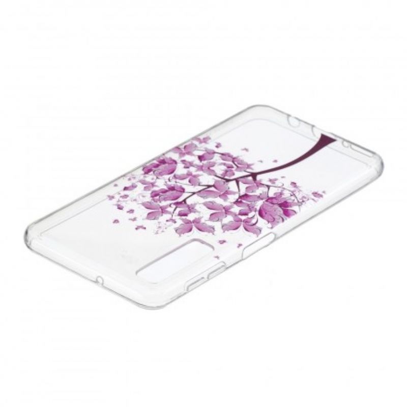 Cover Samsung Galaxy A7 Transparent Sommerfugletræ